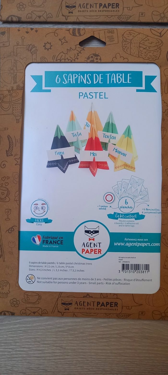 12 Sapins de table, marqueur de table - photo numéro 2