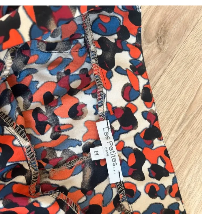 Les petites pantalon fluide, été imprimé taille M/38 Rouge/noir/blanc, multicolore - photo numéro 8