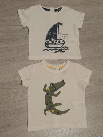 Lot t-shirts bébé garçon neuf