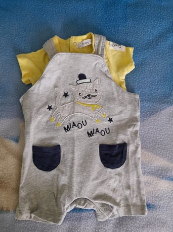 Ensemble salopette - body