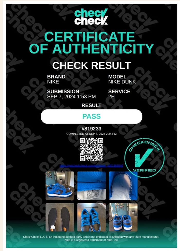 Baskets Nike dunk low cobalt blue pointure 41 neuves avec boîte - photo numéro 13