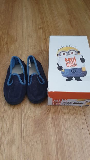 chaussons bleu taille 27
