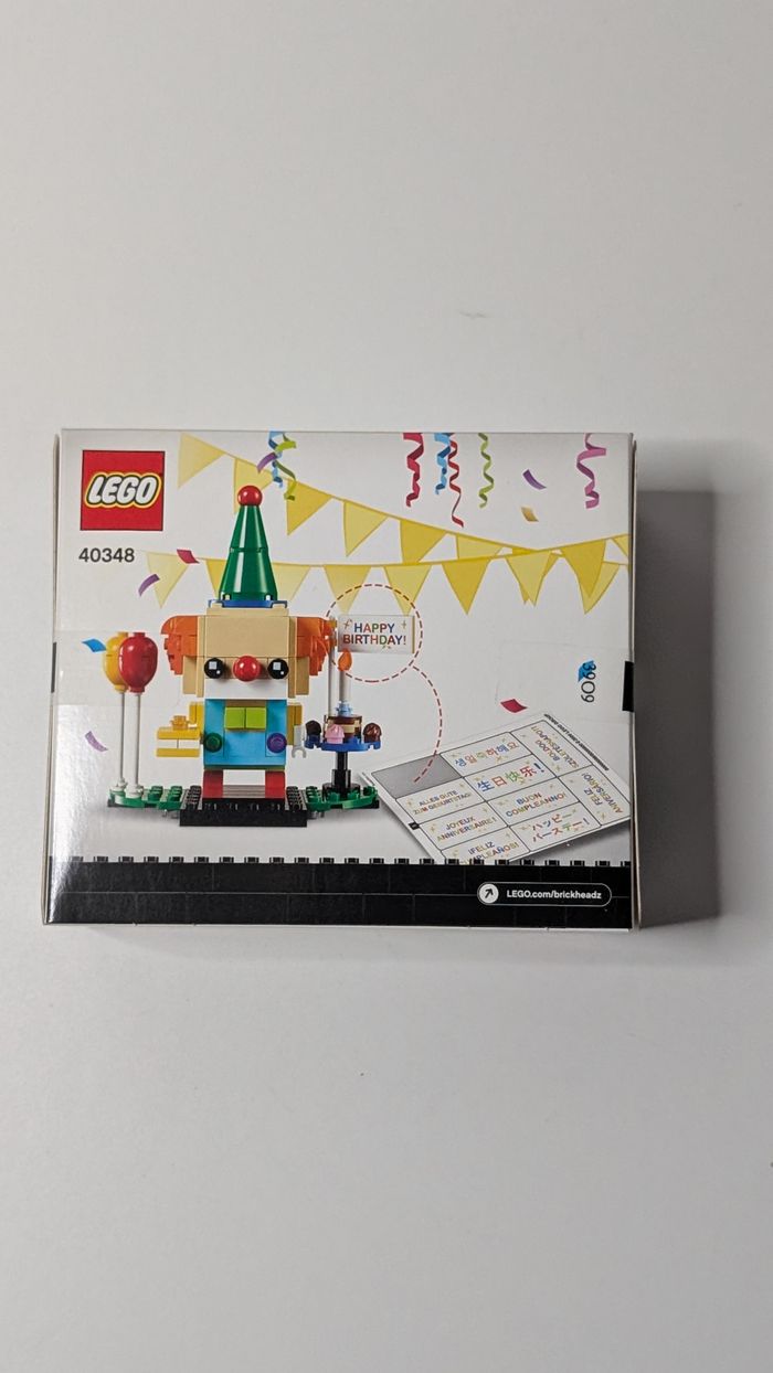 [Lego] Set Brickheadz Birthday Clown 40348 - photo numéro 2