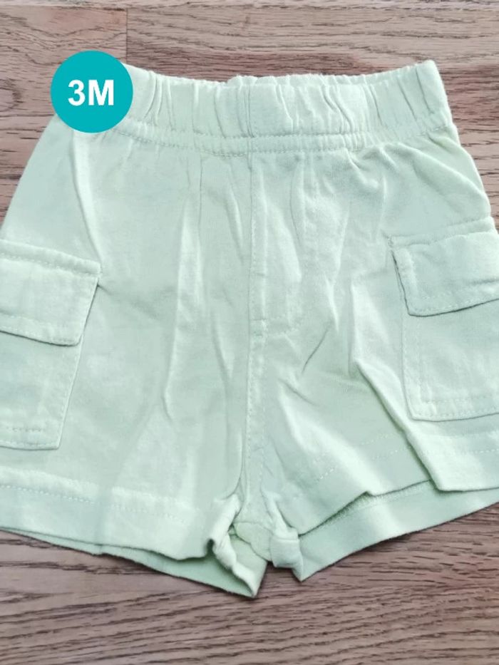 Short vert pomme Petit Kimbaloo 3 mois