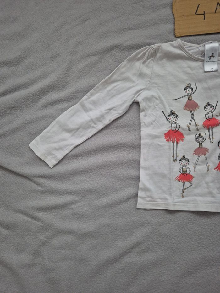 T-shirt fille 4 ans palomino - photo numéro 2