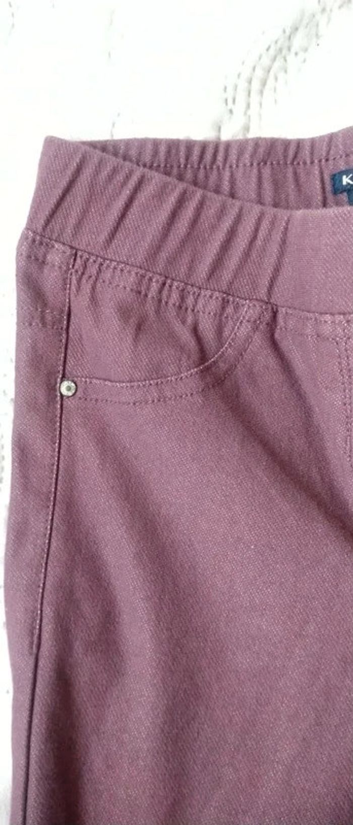 Jegging slim mauve fille 12 ans kiabi - photo numéro 12
