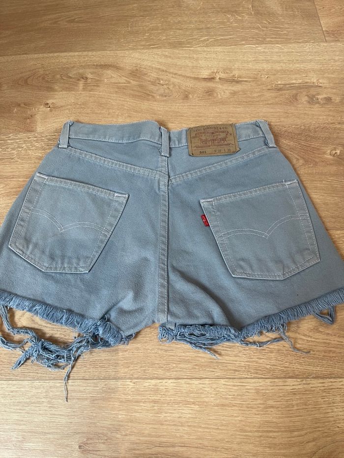 Short, court, jeans, levi’s, vintage - photo numéro 5