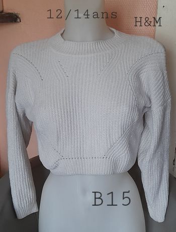 Pull cour taille 12/14