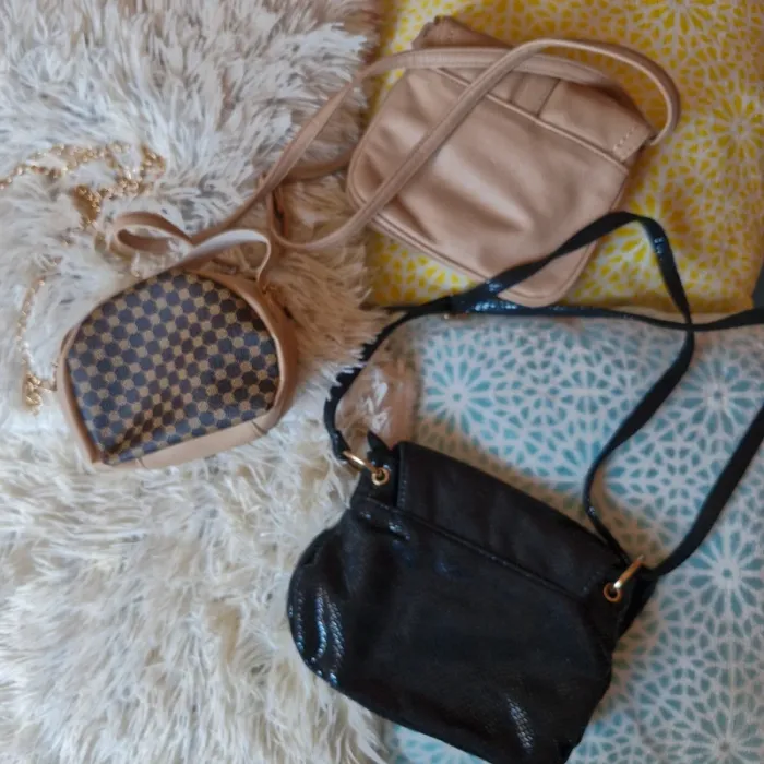 🎀 Lot de 3 petits sacs - photo numéro 2