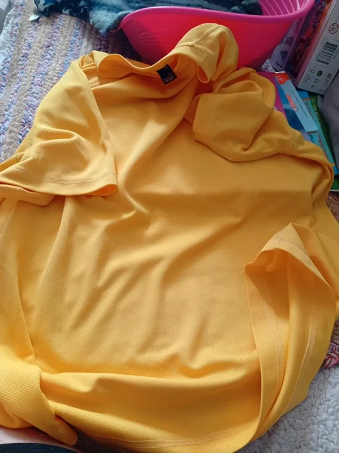 T shirt jaune Tex taille XL - photo numéro 3