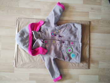 Manteau fille fleurs Orchestra 12 mois/74cm