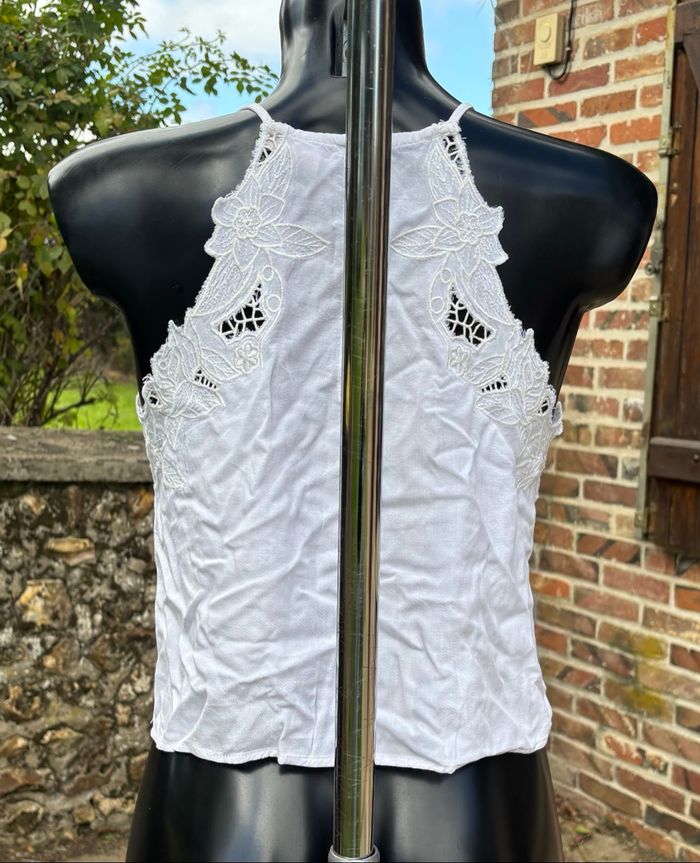 🤍 Top blanc à bretelles fines – Forever 21 – Taille 36 - photo numéro 3