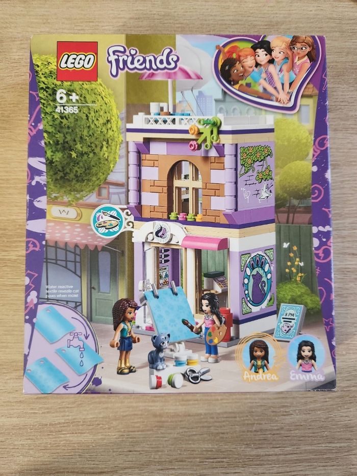 LEGO Friends 41365 – Atelier d’artiste d’Emma – Complet - photo numéro 4