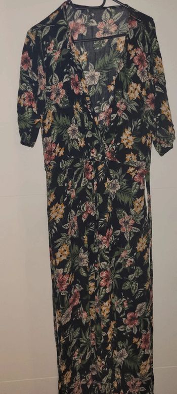 Combinaison cache coeur fleurie