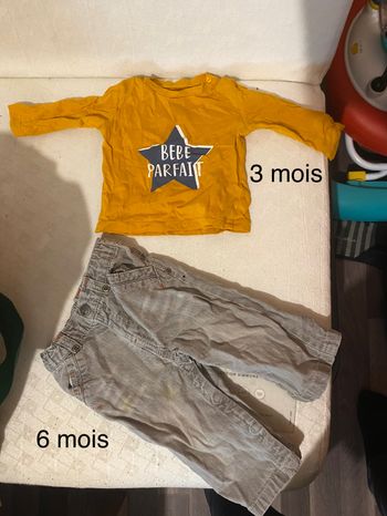 Vend vêtement garçon 3/6 mois