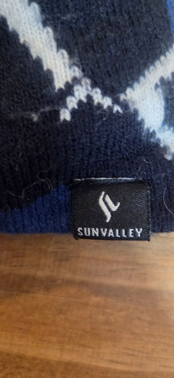 Bonnet Sun Valley bleu marine  – style montagne chic – excellent état – mixte - photo numéro 2