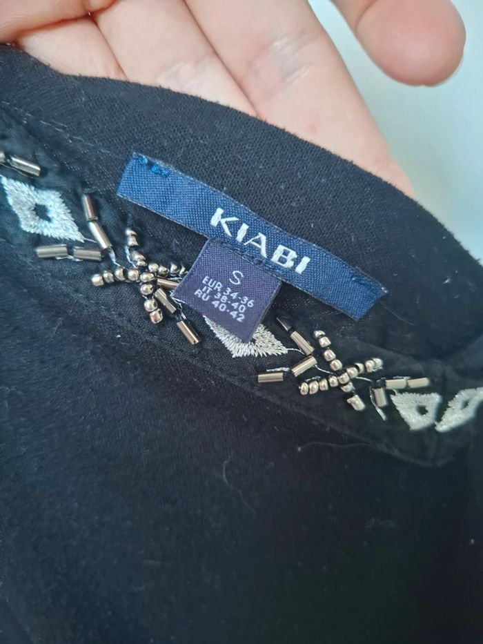 Robe longue noir kiabi taille S - photo numéro 5