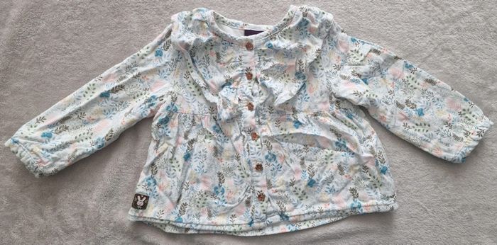 Ensemble blouse multicouleur + pantalon rose - 18M - Sergent Major (BE avec défauts) - photo numéro 14