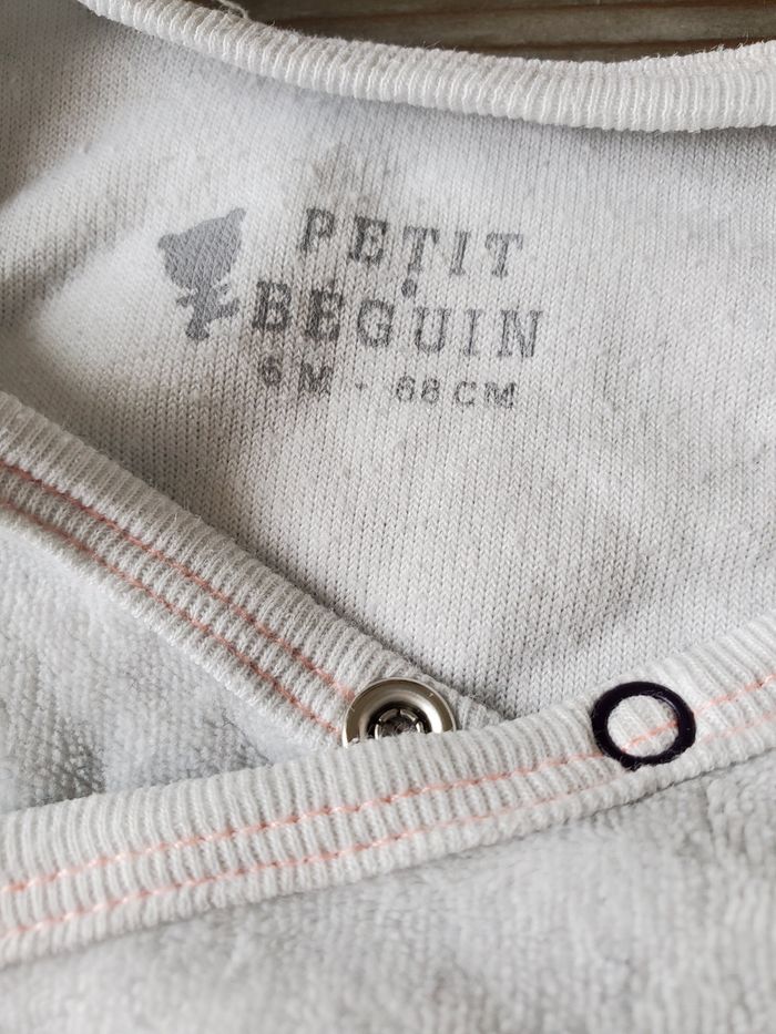 Pyjama 2 pièces Petit Béguin 6 mois - photo numéro 2