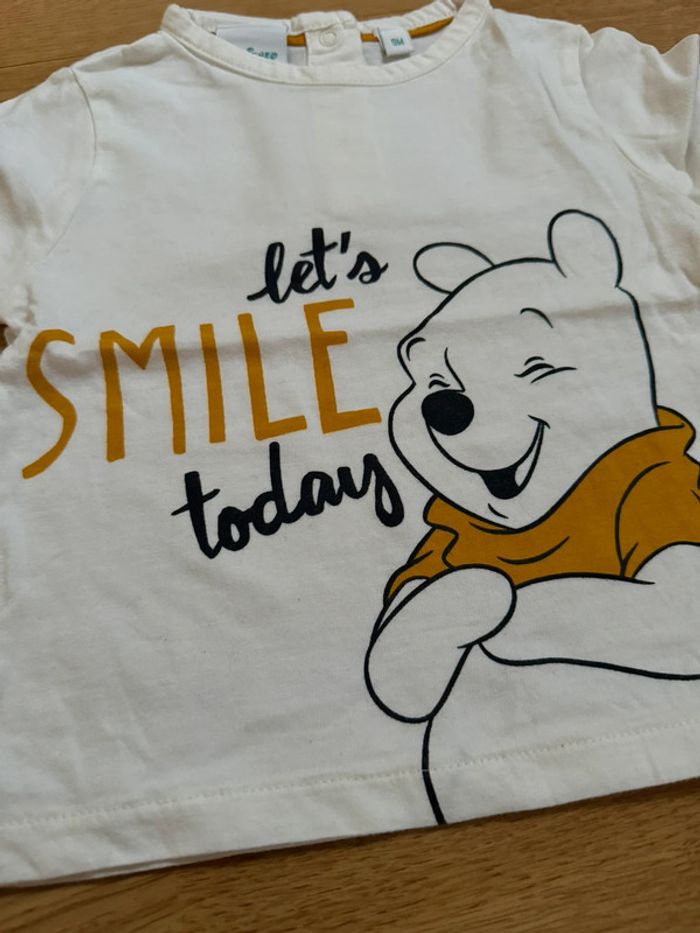 T-shirt manches longues Winnie 9 mois - photo numéro 2