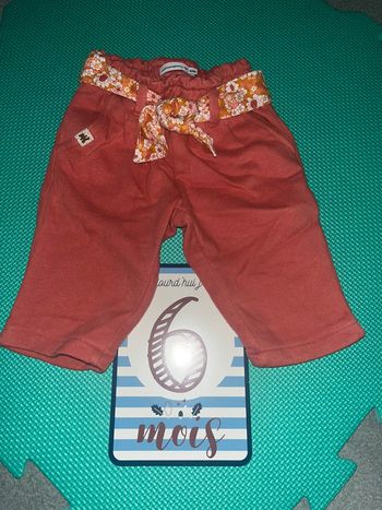 Pantalon rose Lulu castagnette 6M
