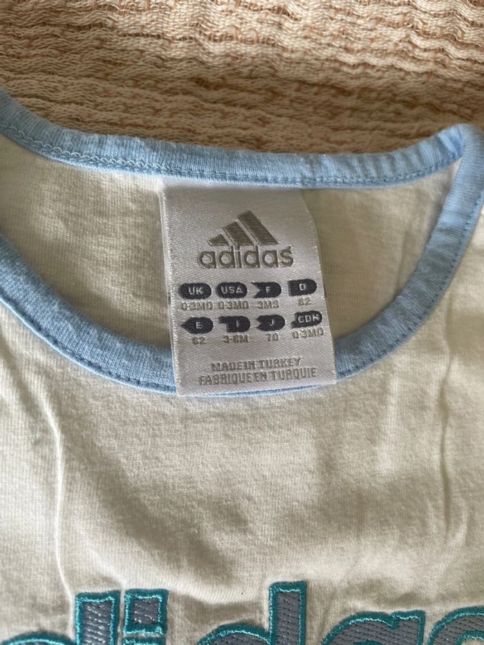 Robe tee shirt adidas 0-3 mois - photo numéro 2