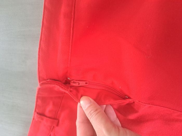 Jupe droite rouge KWomen Taille 38 - photo numéro 4