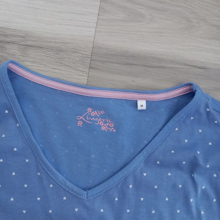 Chemise de nuit femme bleu C&A taille M - photo numéro 2