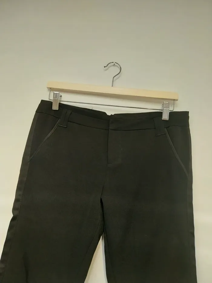 Pantalon tailleur noir Stradivarius 38 - photo numéro 3