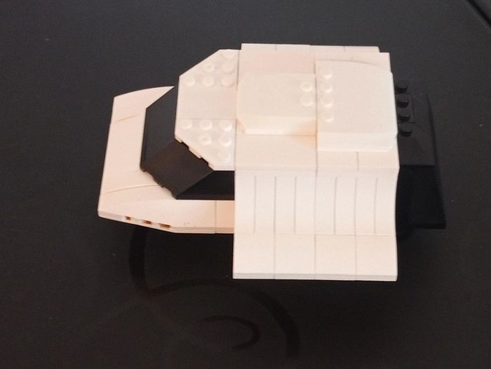 🤩culte !! v les visiteurs 1983 navette de transport+ chasseur visiteurs à construire - photo numéro 8