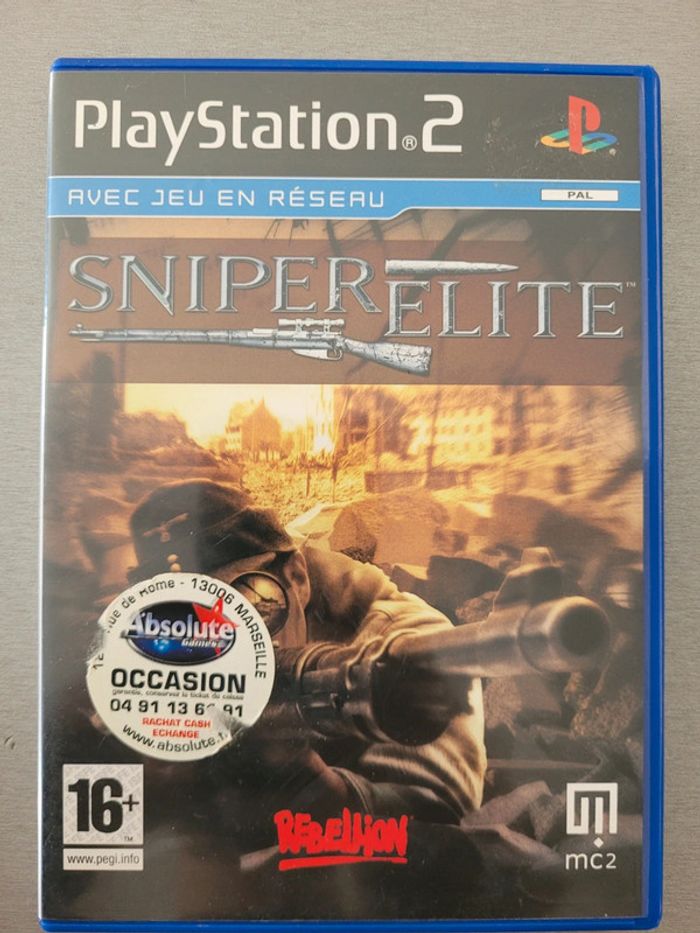 Jeux vidéo PS2 sniper élite