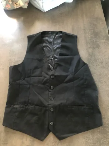 Gilet noir costume celio
