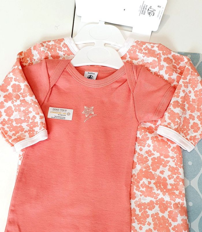 Pyjama + body Petit Bateau - 6M - photo numéro 2