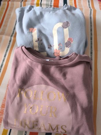 Lot de deux Sweats Primark 8-9 ans