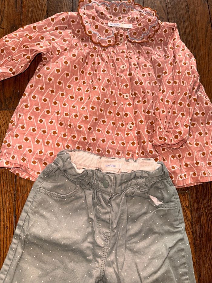 Chemise et jeans Bout’chou 18 mois - photo numéro 2