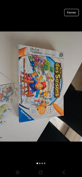 Jeu tiptoi les saisons