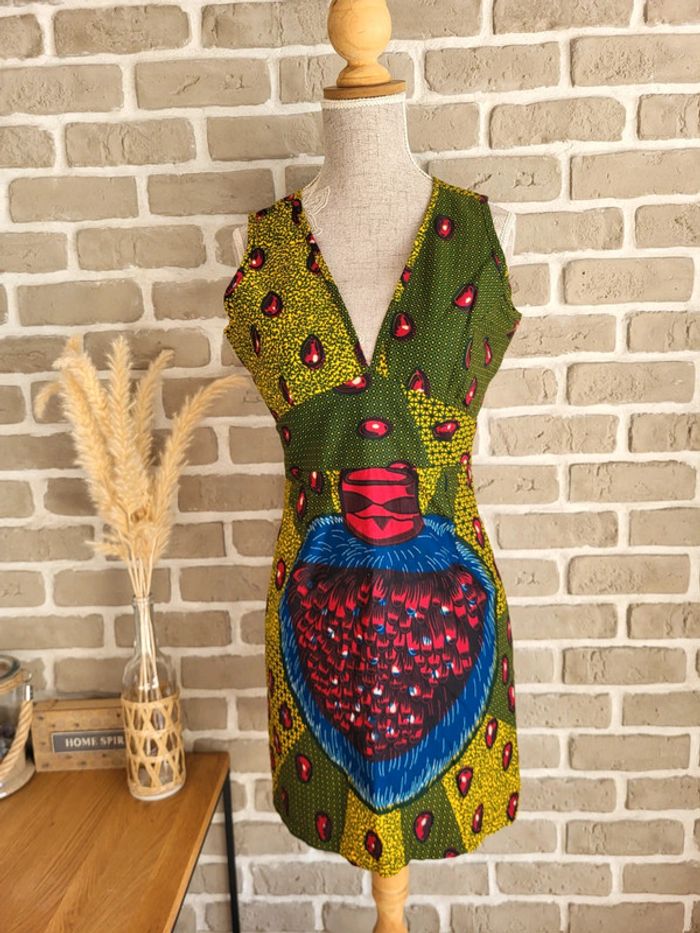 Robe wax dos nu – artisanale, fabriquée à Abidjan - photo numéro 13