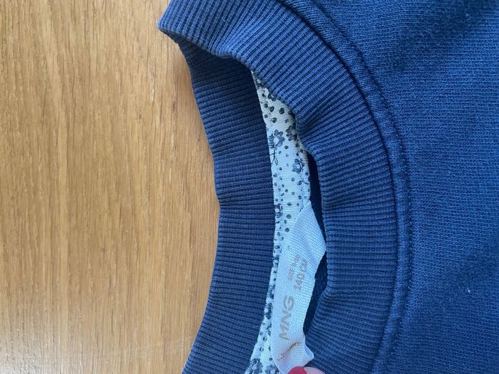 Sweat bleu marine fille Mango 10 ans - photo numéro 2