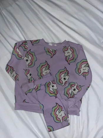Ensemble leggings/pull licorne 4-6 ans H&M