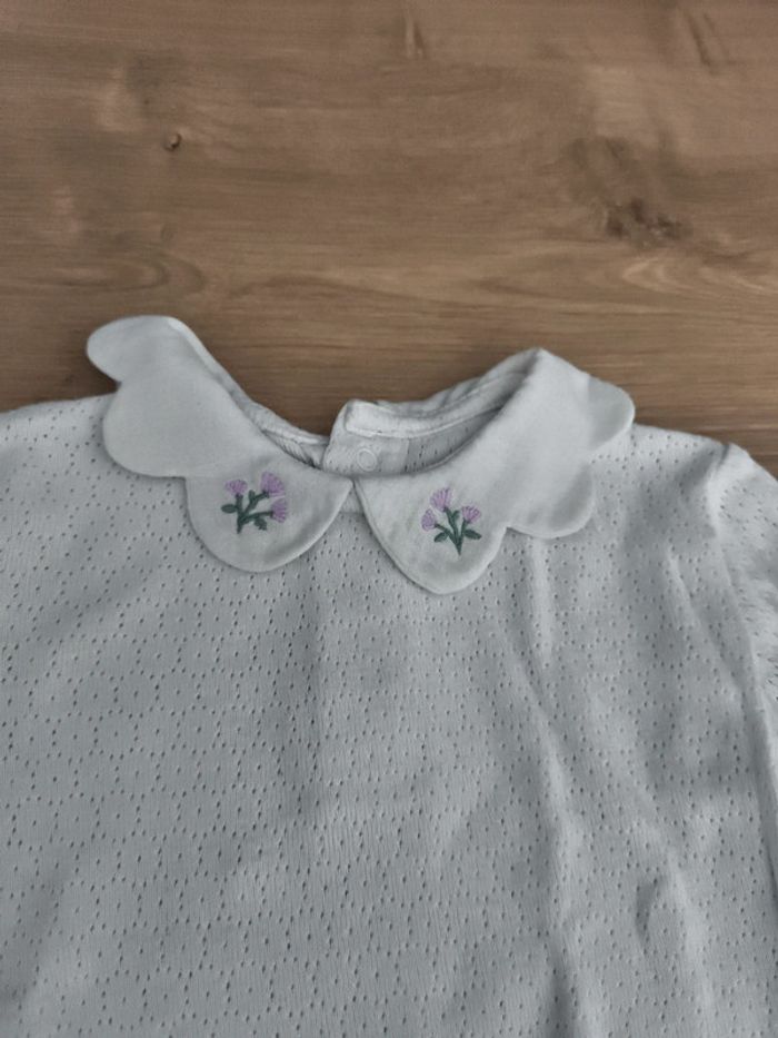 Polo a col fleuris - photo numéro 2