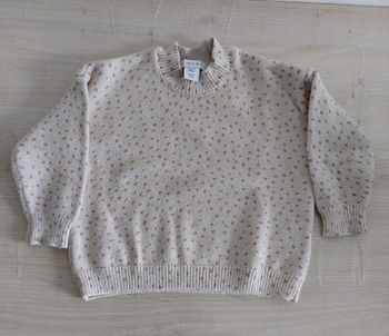 Pull beige fille 2 ans