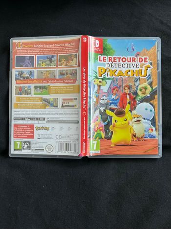 Jeu le retour de détective pikachu switch
