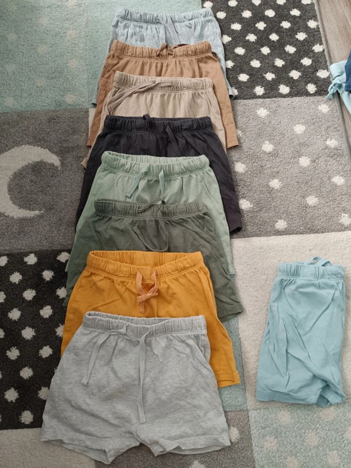 Lot de 8 shorts h&M 92 cm