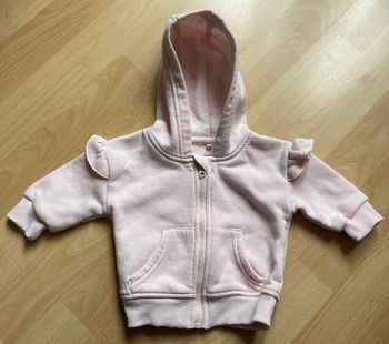 sweat à capuche zippé bébé 0/3 mois