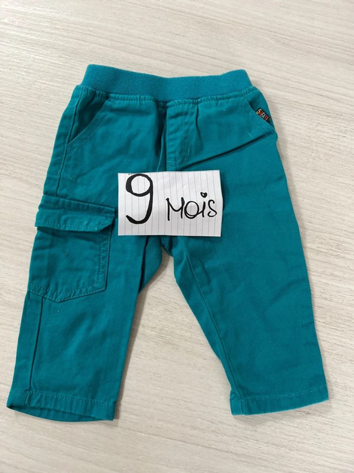 Pantalon bleu du pareil au même 9 mois