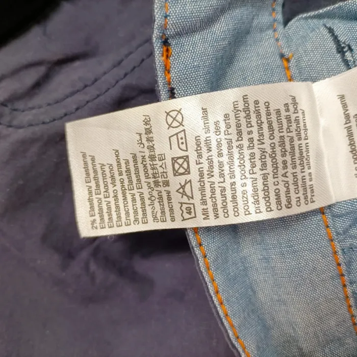 Bermuda bleu slim Tom Tailor homme JIM 100% coton taille 38 casual été A852 - photo numéro 14