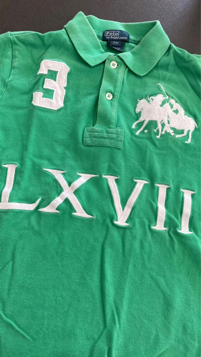 Ralph Lauren polo tee shirt garçon vêtement 8 ans - photo numéro 2