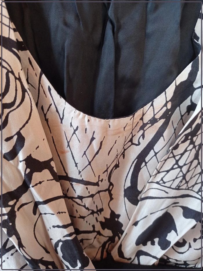 Robe de soirée Manoukian taille XS bon état noire et blanche - photo numéro 3