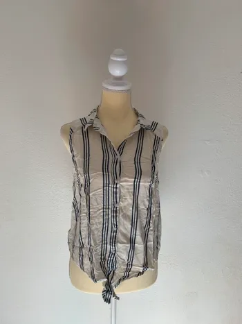 Chemise sans manches à rayures - Tally Weijl – Taille L