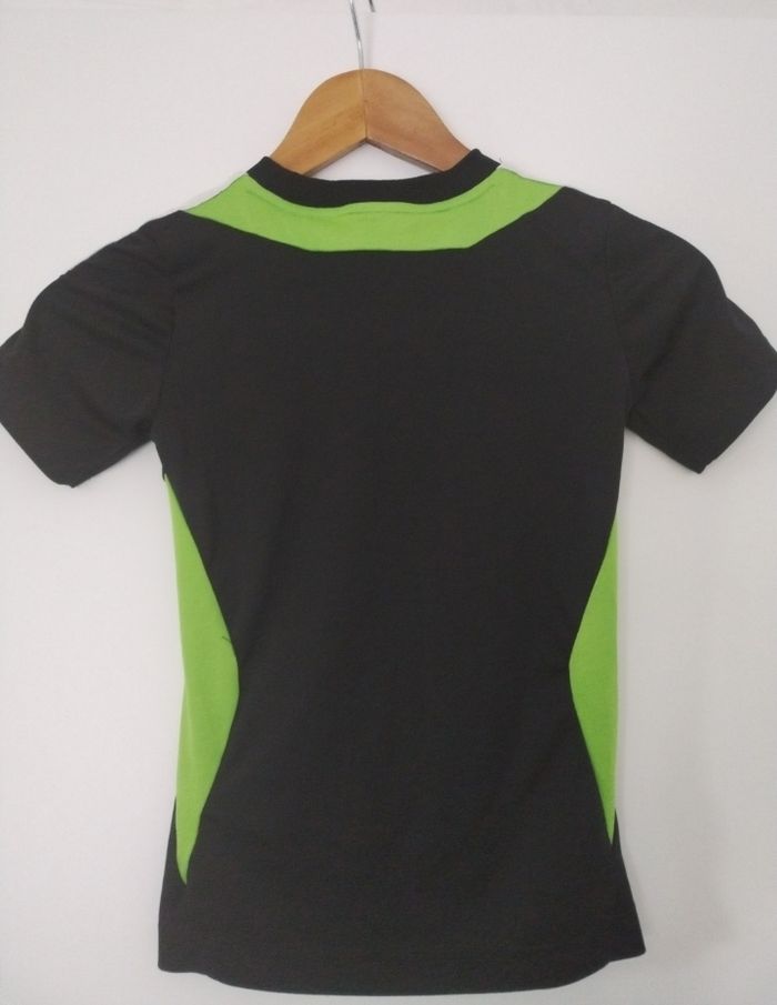 Veste zippée et t shirt garçon adidas predator 7 8 ans noir et vert fluo - photo numéro 4